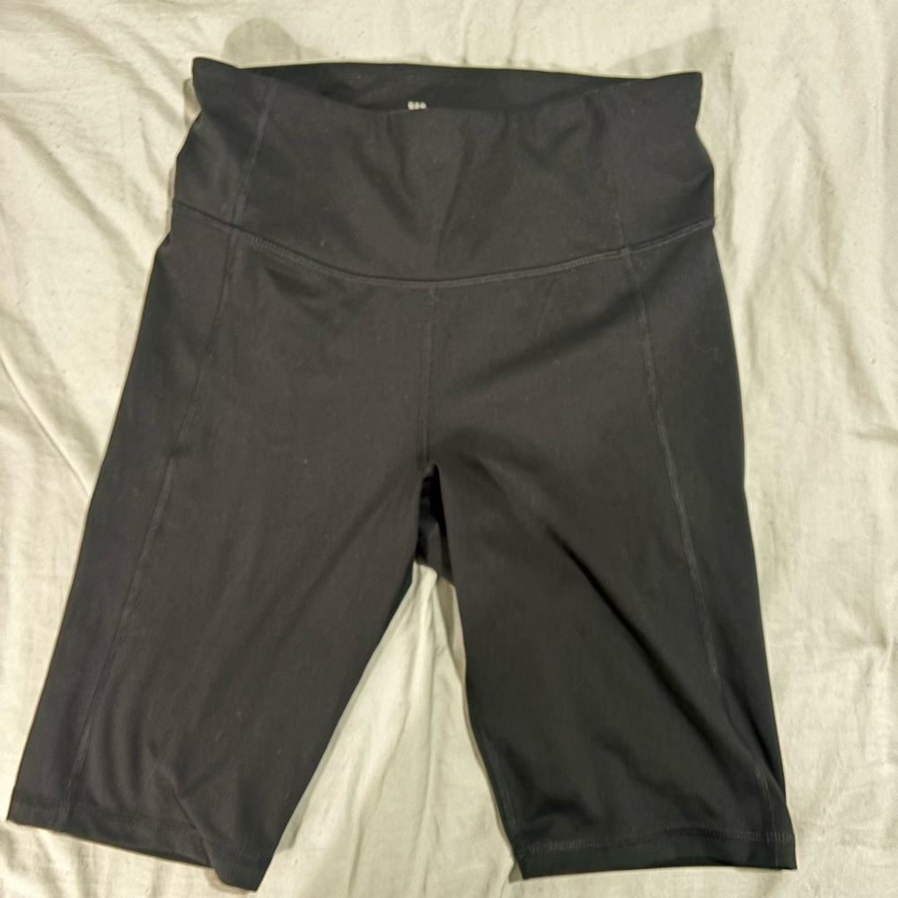 all in motion Black High-Waist Bike Shorts
